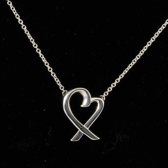 TIFFANY Silver Heart Necklace - Picture 7 of 10